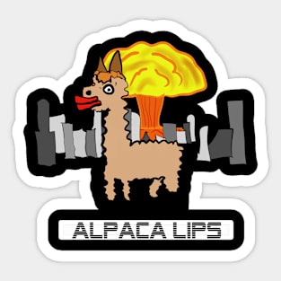 Alpaca Lips Sticker